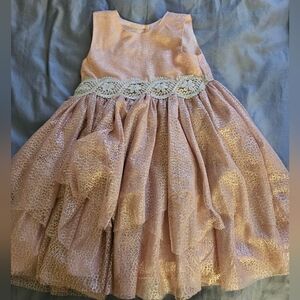 Girl's Pink Laura Ashley Dress 3T